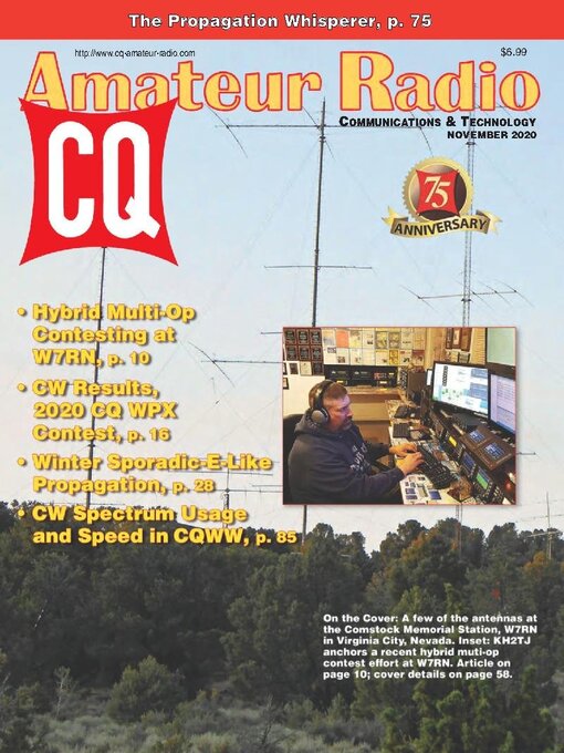 Cover image for CQ Amateur Radio